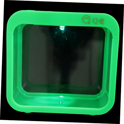 BELLIFFY Aquarium Desktop Halbkreis Aquarium 5-Farben Licht Dekorative Mini Aquarium Scheinwerfer von BELLIFFY