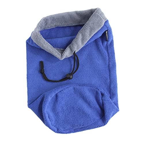 BELLIFFY Hamster-Badetuchtasche Hamsterbad Hamster reinigungsmittel Hamster Handtuchbeutel Kleintier Badetuch Duschtuch für kleine Haustiere Frettchen-Badetuchtasche Flanell Blue von BELLIFFY