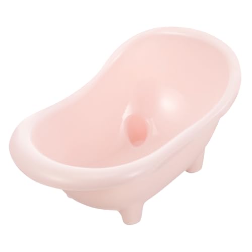 BELLIFFY Hamster Badewanne Sandbadbehälter Für Hamster Hamster-sandbad-Fall Hamster Toilette Meerschweinchen Sandbad Sandbadehaus Für Meerschweinchen Waschbare Töpfcheneinlagen Plastik Rosa von BELLIFFY