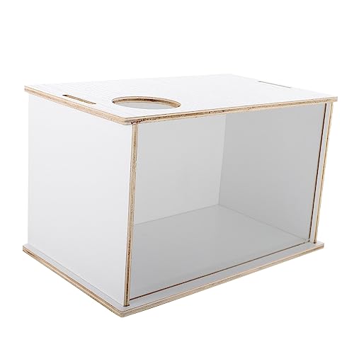 BELLIFFY Dekorative Chinchilla Badewanne Hamster Katzentoilette Haustier Toilette Sandbad Haushalt Acryl Box von BELLIFFY