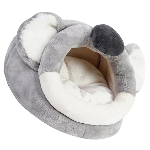 BELLIFFY Hamsternest Winter Hamsterbett meerschweinchen versteck Igel Winternest Ratte haustierbett pet Bed Spielzeug Höhlenhaus für kleine Haustiere Haushöhle für Meerschweinchen Flanell von BELLIFFY