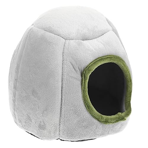 BELLIFFY Hamsternest haustierbett pet Bed Hamsterhöhle Hamster Kuschelhöhle petbett Frettchen Bett Chinchilla warmes waschbare Hamsterhütte meerschweinchen schlafnest Plüschstoffe Grey von BELLIFFY