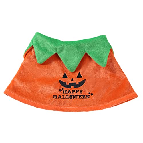 BELLIFFY Haustier-Halloween-Mantel Kaninchen- Kürbis Mantel Marienkäfer Dog Halloween Costume Dog Costume Halloween Halloweenkostü Hund Umhang Party-Haustier-Umhang kurzer Plüsch von BELLIFFY