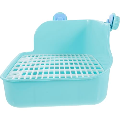 BELLIFFY Haustier-Hamster-Kaninchen-Toilettenbecken Einstreu-Haustier-Toiletten-Trainer Hasenstreu Hamster klo kaninchentoilette Hamster Töpfchentrainer Kaninchen-Töpfchentrainer Green von BELLIFFY