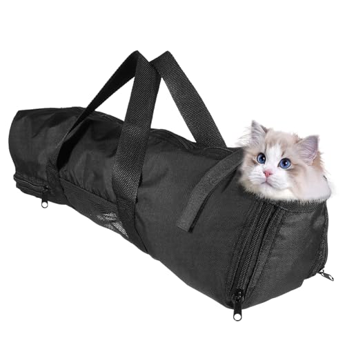 BELLIFFY Haustier-Katzentasche Kratzkatzentasche Hundepflege Hängematte Katzen transporttasche Haustier Nageltrimmen Katze badetasche Katzen-Badetasche, Katzen-Waschtasche Oxford-Stoff von BELLIFFY