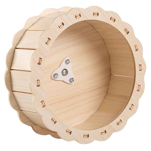 BELLIFFY Eichhörnchen Haustier Spielzeug Holz Laufrad Für Hamster Ratte Übung Rad Tier Spielzeug 1pc von BELLIFFY