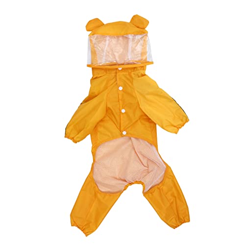 BELLIFFY Haustier Regenmantel wasserdichte Hunde Regenjacke Einzigartiger Hunde Regenmantel Regen Outfit Für Hunde Stilvoller Hunde Regenmantel Regenschutz Haustier Hundemantel von BELLIFFY