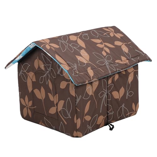 BELLIFFY Haustierbett Hundezelthaus Kätzchen Tipi katzenhaus Hundehütte pet Bed Zelte Zwinger Kätzchenbett Katzenheim Zuhause Kälteschutz schlafendes Nest Korbbett Haustierhaus Kabine Stoff von BELLIFFY