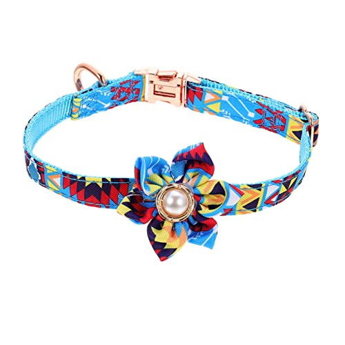 BELLIFFY Haustierhalsband Katzenhalsband Hundehalsband Blumenanhänger Personalisiert für Katzen und Hunde von BELLIFFY