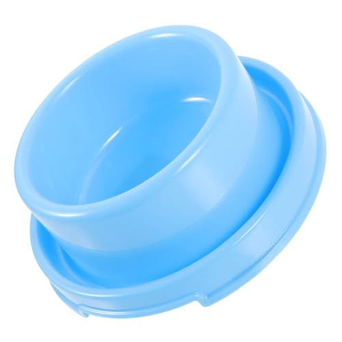 BELLIFFY Haustiernapf Katzennäpfe plastikschalen cat Bowls Hunde kotbeutel Hundenapf Hundefutter Katzennapf Hundenäpfe Haustierfutterhalter Welpenfutterautomat aus Kunststoff Sky-Blue von BELLIFFY