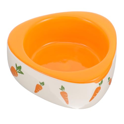 BELLIFFY Haustiernapf pet Bowl keramikschale keramikschüsseln Hamster Schüssel Keramik Futtertrog Futternapf Hamsterwasser Eichhörnchen-Picknicktisch Futterspender für Ratten Rattenschüssel von BELLIFFY