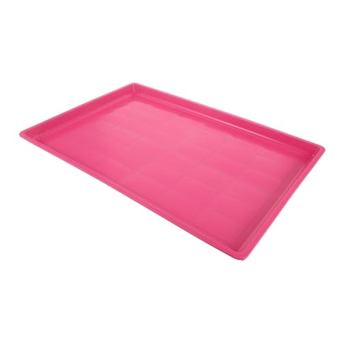 BELLIFFY Hundebox-tablett Toiletten-hundetablett Hundezwinger Tablett Hundekistenpfanne Ersatztablett Für Den Hundekäfig Töpfchentablett Für Das Welpentraining Kaninchenstreu Rosa Plastik von BELLIFFY