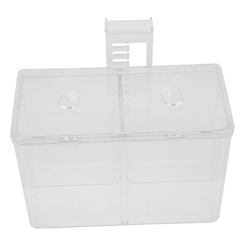 BELLIFFY Kasten Inkubationsbox Zuchtteiler Für Aquarien Garnelen Zuchtbecken Guppy-fischbrutstätte Aquarienfische Inkubator Zum Laichen Von Fischen Garnelen Inkubator Fischzuchtbecken Acryl von BELLIFFY