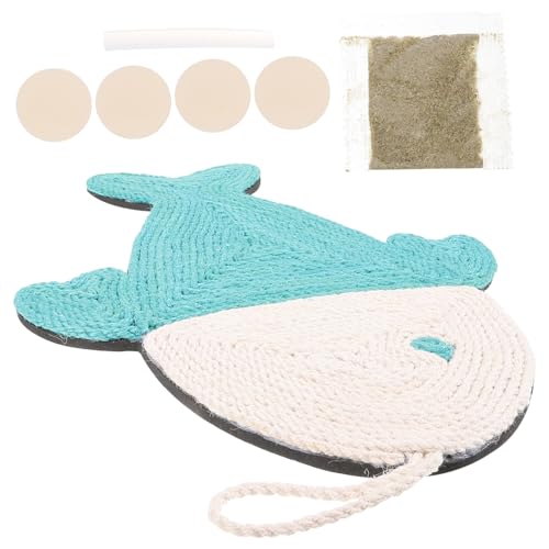 BELLIFFY rutschfeste Katze Pad Fisch Geformt Sisal Kratzbaum Cat Scratch Pad Hängen von BELLIFFY