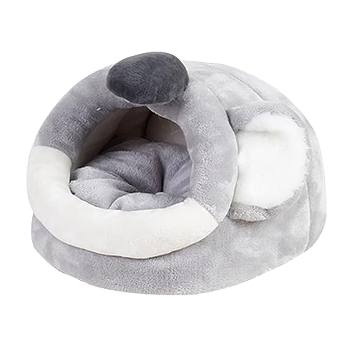 BELLIFFY Haustierhöhle Mit Cartoon-Design Haustiernest Für Hamster Weiches Und Warmes Couchbett Für Kleintiere von BELLIFFY