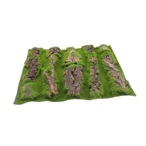 BELLIFFY Aquarium Bark Decor Realistische Simulierte Bark Board für Aquarium Hintergrund 30 X 30 Dekorative Bark Blätter von BELLIFFY