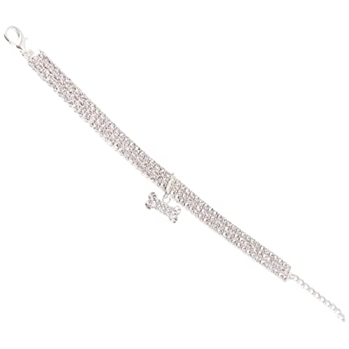 BELLIFFY Kristall Hundehalsband Strass Haustierhalsband Haustier Hundehalsband Heimtierbedarf Hunde Kristallhalsband von BELLIFFY