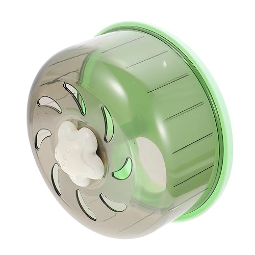 BELLIFFY Indoor Chinchilla Hamster Laufrad Sport 13cm Kleintier Laufmaschine Keine Halterung Grün von BELLIFFY