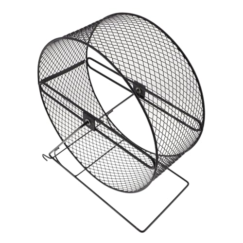 BELLIFFY Leises Hamsterlaufrad Haustier Für Hamster Eichhörnchen Und Chinchillas Mit Stabilem Metallgestell Durchmesser Ideal Für Aktives Und Training von BELLIFFY