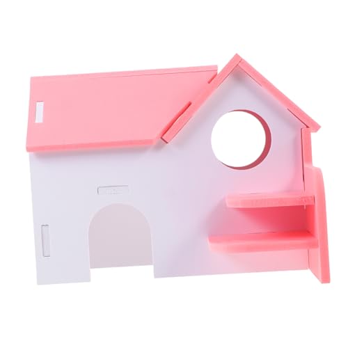 BELLIFFY Meerschweinchenhaus hamsterhaus Hamster Spielzeug kaninchenhäuser meerschweinchen versteck Igel-Accessoire Hamsterhütte Hamsterversteck Versteckhaus für Meerschweinchen PVC von BELLIFFY