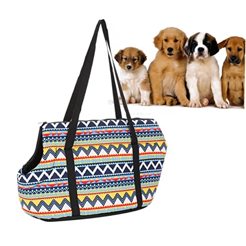 BELLIFFY Hundetragetasche Schultertasche Für Haustiere Robuste Tragbare Sling Tragetasche Für Hunde Und Katzen Ideal Für Reisen Und Outdoor Aktivitäten Größe L von BELLIFFY