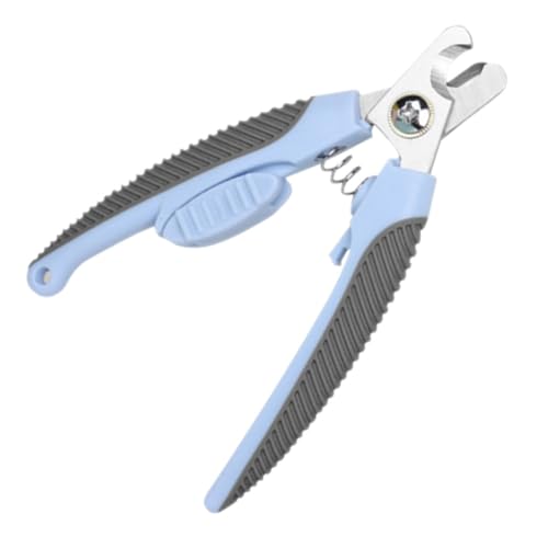 BELLIFFY Nagelschere Für Haustiere Professionelle Welpenschermaschine Kompakte Haustierschermaschine Schermaschine Für Hunde Und Kätzchen Haustierpfotenschere Trimmer Metall Sky-Blue von BELLIFFY