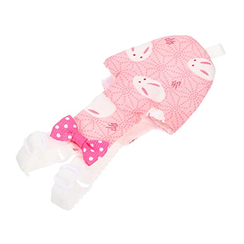 BELLIFFY Papagei Pinkelmatte Haustier-PIPI-Pad Papagei Fluganzug Nymphensittich Vogelflugkleidung Papageienkleidung Papageien-Accessoires Papagei Windel waschbare Vogelwindel Baumwolle Rosa von BELLIFFY