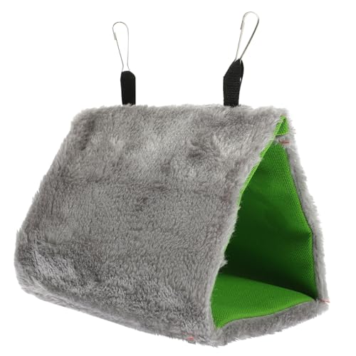 BELLIFFY Papageien Baumwollnest Winter Vogelhütte Warmes Papageienbett Hängematte Für Vögel Sittich Hängematte Flauschige Vögel Versteck Für Vögel Warmer Käfig Für Vögel Kleines von BELLIFFY