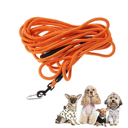 BELLIFFY Praktisches Outdoor Zugseil Für Hundewelpen Lang Kreativer Trainingsgurt Orange Ideal Für Training Und Freizeitaktivitäten Strapazierfähiges Material von BELLIFFY