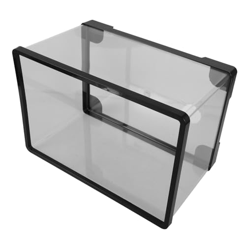 BELLIFFY Schildkrötenbecken Schildkröten-Aquarium Plattform zum Sonnenbaden für Reptilien Mini-Aquarium Fischglas schildkrötenhaus wasserschildkröten Tier Kampfpanzer Desktop-Aquarium Acryl von BELLIFFY