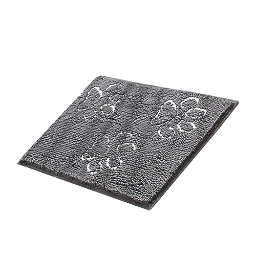 BELLIFFY Schlafmatte für Haustiere Animal Polster sicherungssplint Tier-Teppichmatte Schützende Unterlage Hundedecke Teppiche duschmatte Haustierkissen Haustier Teppich Dark Grey von BELLIFFY