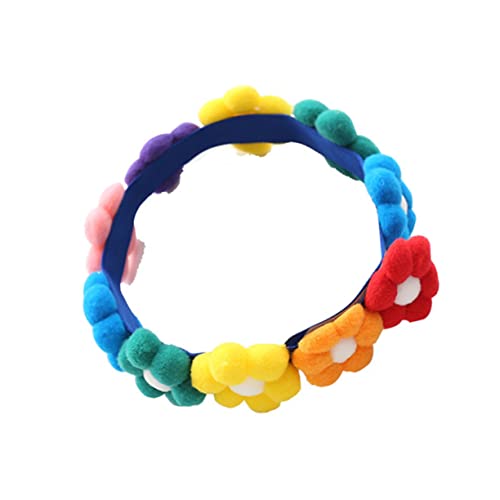 BELLIFFY Sonnenblumenhalsband für Haustiere katzenhalsband Katzenhalsbänder Hundekleidung, Hundekühlkissen Hundeschmuck für Katze Haustier-Halskette Colorful von BELLIFFY