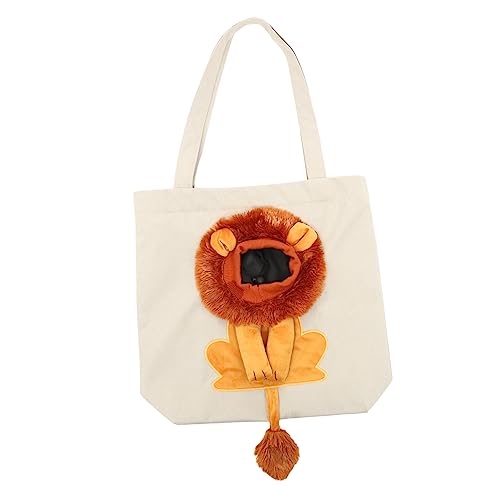 BELLIFFY Umhängetasche Katzentragetasche Canvas-geldbörsen Canvas-Einkaufstasche Canvas-Handtasche Handtaschen Katzentrage Kleine Reisetasche Reise-umhängetasche Haustier Segeltuch von BELLIFFY