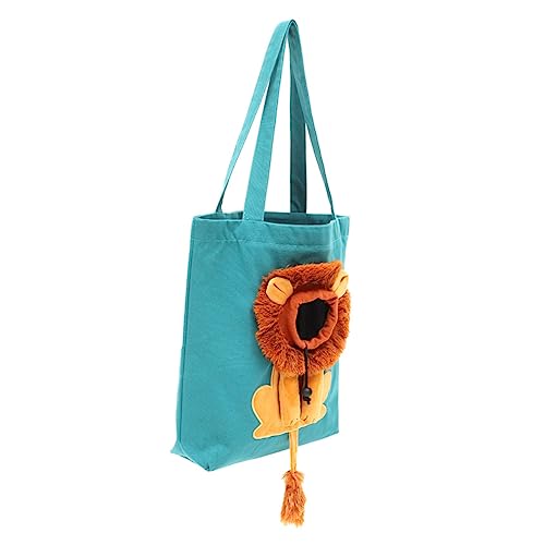 BELLIFFY Tragetasche für Haustiere robuste Schultertasche aus Canvas für Katzen und Hunde für den täglichen Gebrauch auf Reisen von BELLIFFY