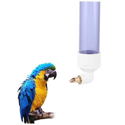 BELLIFFY Vogeltränke Haustier-wasserflasche Papagei Wasserflasche Vogelkäfig Wasserflasche Trinkwasser Wasserkocher Wasserspender Für Vögel Wasserspender Für Tauben Vogel Wasser Blue von BELLIFFY