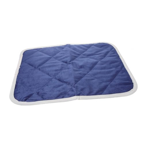 BELLIFFY Wärmekissen Für Haustiere Hundebett Matte Selbstwärmendes Katzenbett Beheiztes Hundebett Selbstheizende Haustiermatte Tierarztbett Für Hunde Selbstwärmendes Hundebett Navy Stoff von BELLIFFY