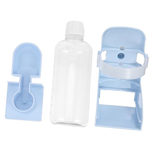 BELLIFFY Hängender Katzen Wasserspender 500ml Automatischer Futter Und Trinkbehälter Abnehmbarer Pet Feeder Für Katzen Kaninchen Und Hunde Blauer Wassernapf Für Haustiere von BELLIFFY