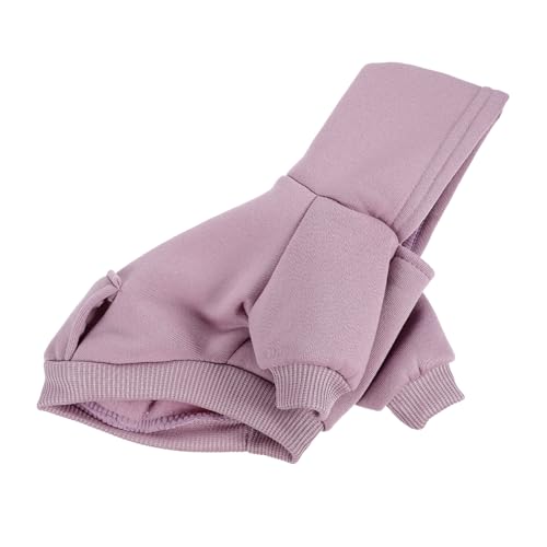 BELLIFFY Hunde-Kapuzenpullover Welpen-Kapuzenpullover Für Warme Hundekleidung Winddichtes Hundekostüm Baumwollpullover Hunde-Outfit Xs von BELLIFFY