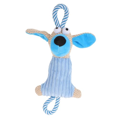 BELLIFFY Zubehör für Hundespielzeug Interactive Dog Toys Dog chew Toy Hunde Zahnputzspielzeug Hundebissspielzeug Kauspielzeug Plüschtiere für Hunde Plüschspielzeug für Haustiere Blue von BELLIFFY