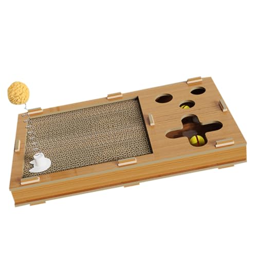 BELLIFFY katzenmöbel cat Furniture Kratzbaum für Katzen Katzenkrallenpflege spielsachen für Katzen cat Toy Katze Kratzer pad Schleifbrett für Katzenklauen Indoor-Katzenunterlage Wellpapier von BELLIFFY