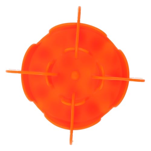 BELLIFFY langsamer Zubringer Slow Feeder Hundenäpfe Hundefutter Suction Cup saugnäpfe Hundenapf Haustier Pet Bowl Slow Feeder Futternapfeinsatz für Langsamfutter für Hunde Kieselgel Orange von BELLIFFY