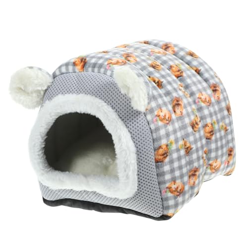 BELLIFFY nagerhaus haustierbett petbett pet Bed Hamsterhöhle meerschweinchen Haushalt Hamsterhütte Schlafbett für Hamster Hamsternest zarte Hamsterhütte verschleißfeste Hütte Baumwolle von BELLIFFY