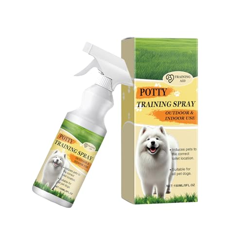 BELOWSYALER Daily Pet Töpfchentrainingssprays, 150 ml, große Kapazität, milde Extrakte für neue Haustierbesitzer und Verbesserung des Hundeverhaltens von BELOWSYALER