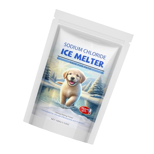 BELOWSYALER Haustierfreundlicher Eisschmelz, schnell wirkend und sicher für Einfahrten, Gehwege und Vegetation, 100 g von BELOWSYALER