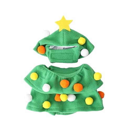 BELOWSYALER Hunde-Outfit Kostüm Kleid Halloween Haustier Tier Weich Kostüm Weihnachtsbaum Mantel Thema Cosplay Zubehör von BELOWSYALER