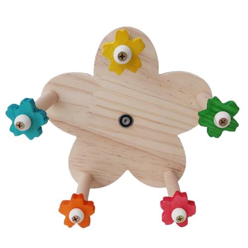 Haustier Vogel Klettern Spielzeug für Papageien Sittiche Wellensittiche Käfig Vogel Drehbar Training Multifunktionaler Käfig Spielzeug Vogel Puzzle Spielzeug für Papageien Sittiche von BELOWSYALER