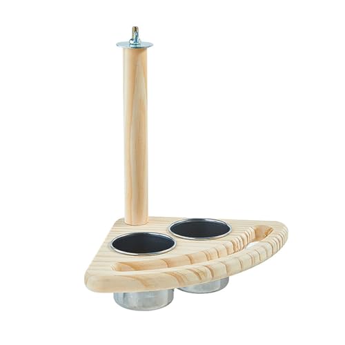 BELOWSYALER Multifunktionale Vogel Barsch Papageien Käfig Spielzeug Vogel Fütterung Tassen Käfig Vogel Spielzeug Für Unterhaltsame Vögel Feeder Stand von BELOWSYALER