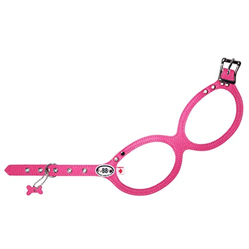 BUDDY BELT Harness Pebble Grain Hot Pink - Luxury Edition (3,5) von BUDDY BELT