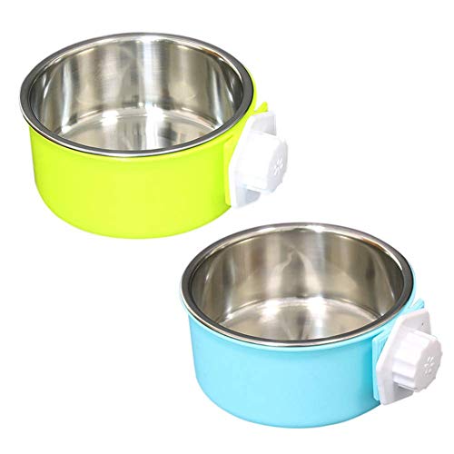 Futterstation Hund Hundenapf Höhenverstellbar Haustierschalen Für Katzen Katzen-Wasserschüssel Edelstahl Hundenäpfe Hundenäpfe Medium 2pcs,s von BENHAI