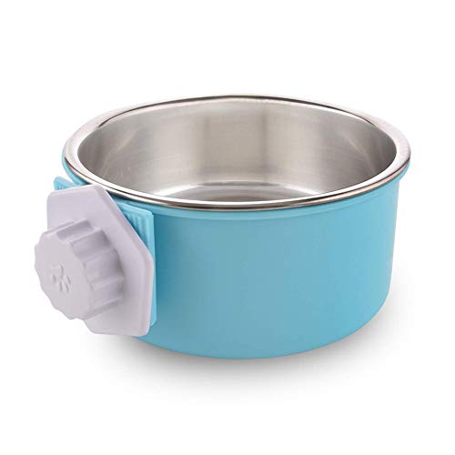 Futterstation Hund Hundenapf Höhenverstellbar Haustierschalen Für Katzen Katzen-Wasserschüssel Edelstahl Hundenäpfe Hundenäpfe Medium Blue,s von BENHAI